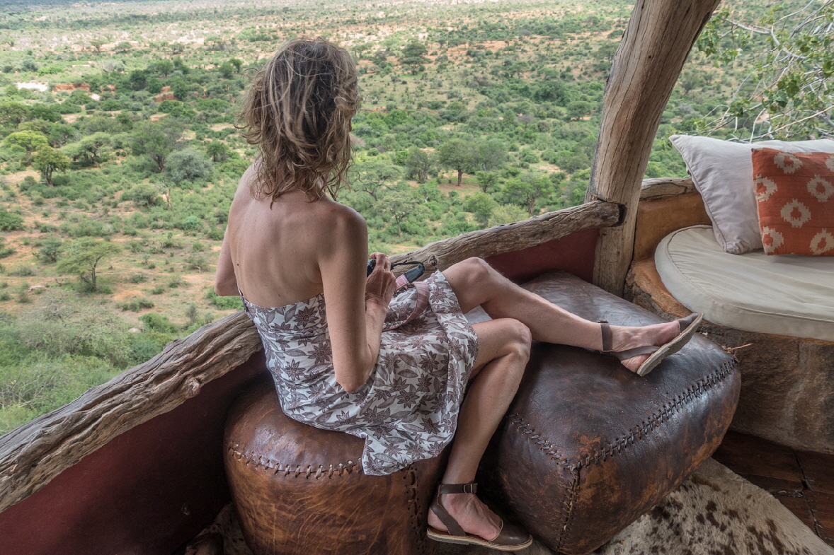 Ausblick  Tassia Kenia safarilodge 