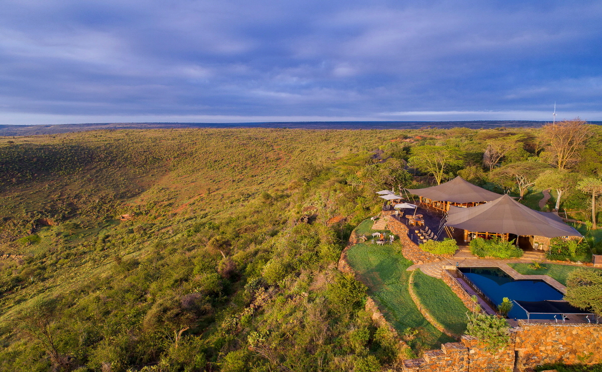 Loisaba Lodge von oben