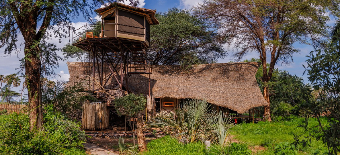 Larsens Camp Samburu  Suite mit Starbed