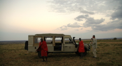 amboseli safaricamp und jeep