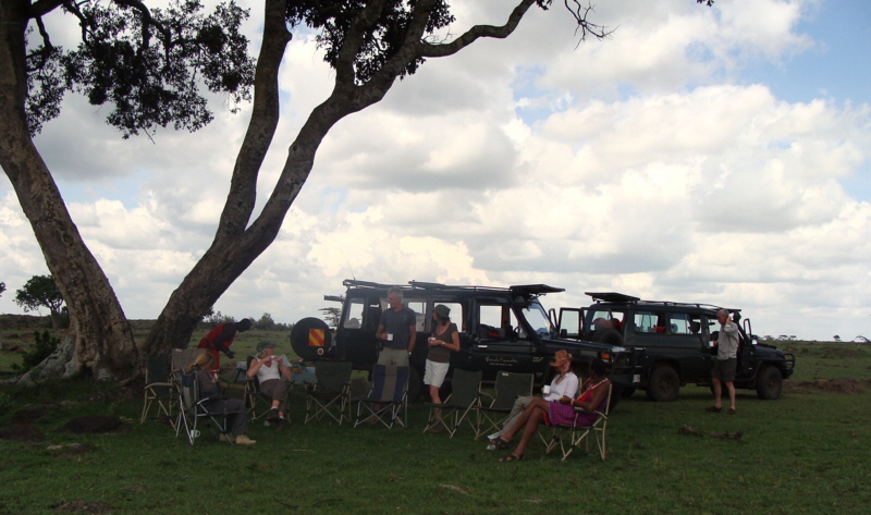 Picknick in der Mara 