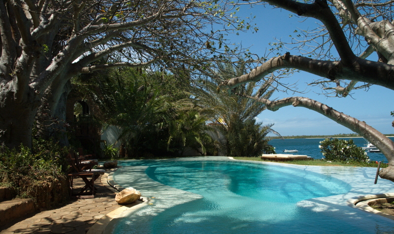 am Pool