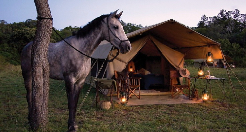 Reitsafari in Kenia