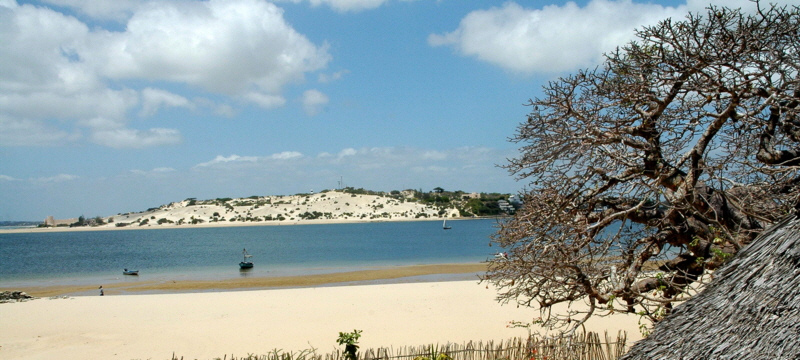Blick vom Baoab House nach Shela