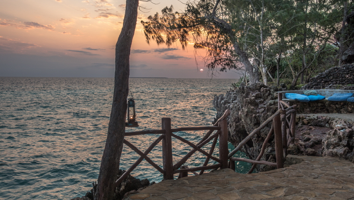 Sonnenuntergang Unguja Lodge 